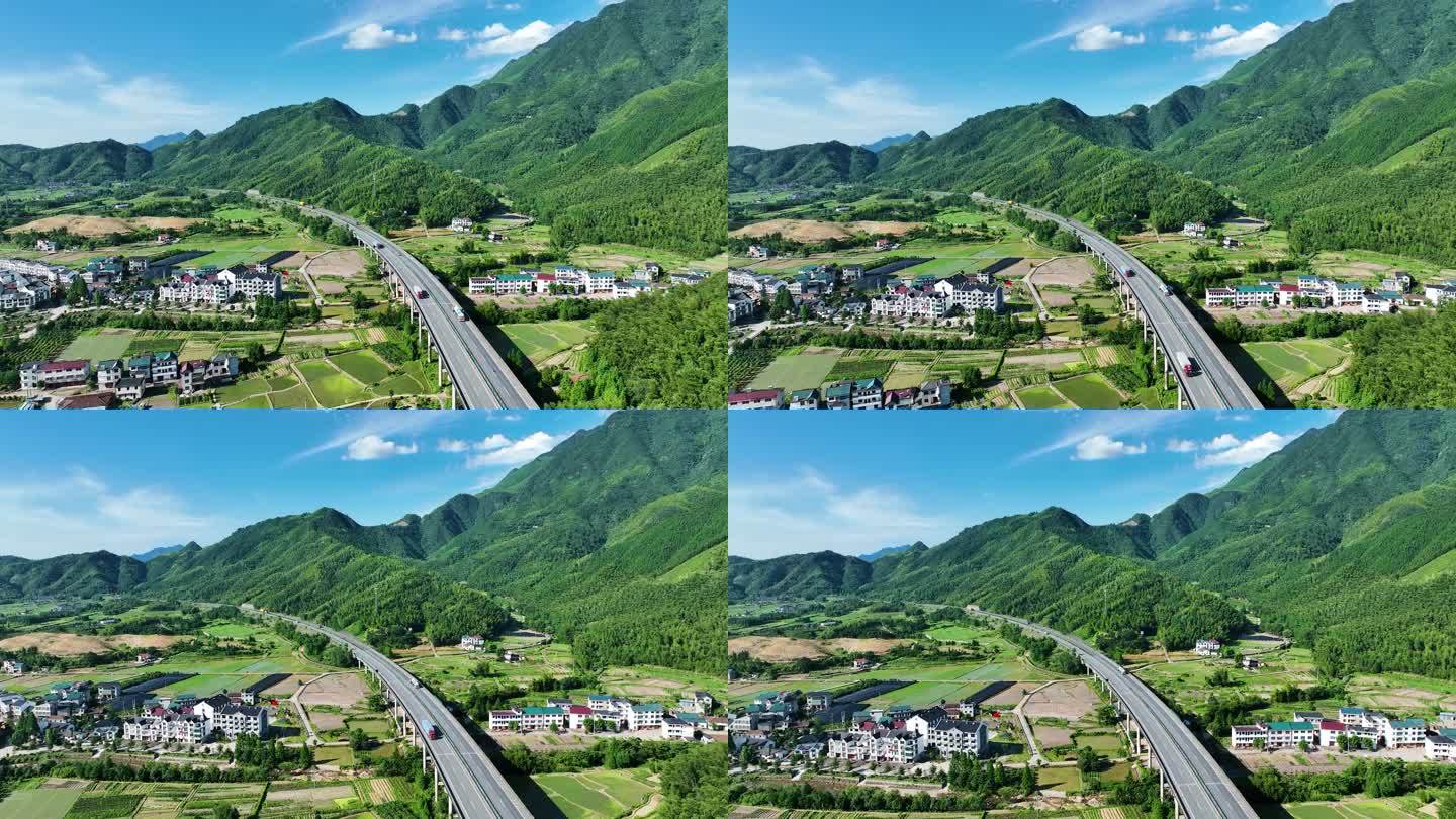 航拍高速公路