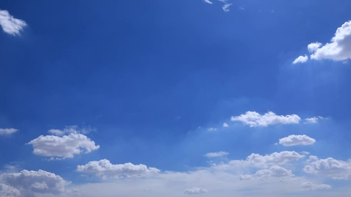 蓝天白云延时拍摄