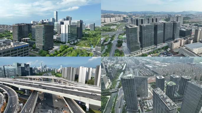 城市基建交通经济规划崛起未来科技城市