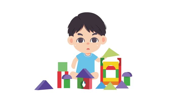 高清MG男孩儿童搭积木幼儿园玩具动手能力