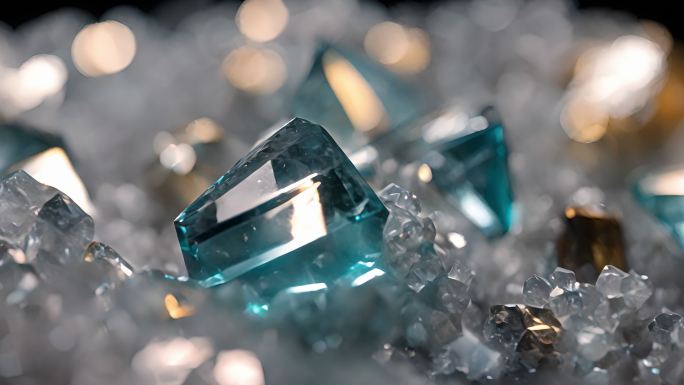 4K钻石水晶宝石玻璃贵重