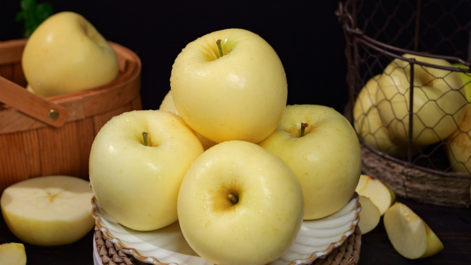 黄金维纳斯苹果 苹果 新鲜苹果