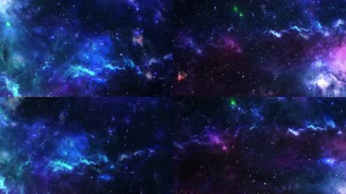 唯美大气无尽星空虫洞背景02