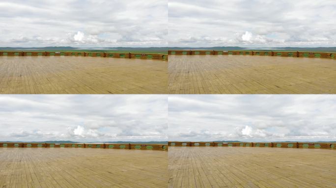 内蒙草原乌拉盖九曲湾航拍7