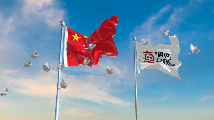 中国中车集团旗帜