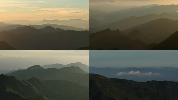 山  高山  山峰  晨光