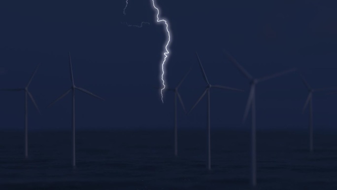 自然的力量:海上风能遇上闪电