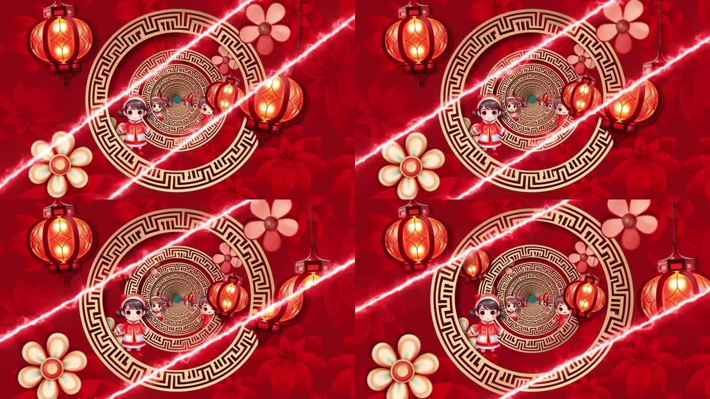 贺新年儿童舞蹈（红红的中国结）