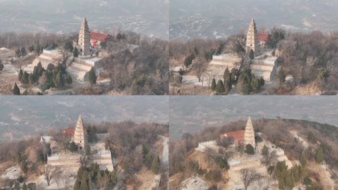 荥阳地标风景名胜历史古迹千尺塔旅游景区