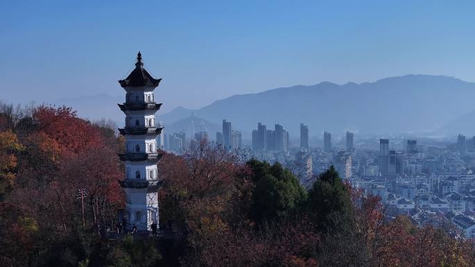 台州府城临海巾山塔群文峰塔