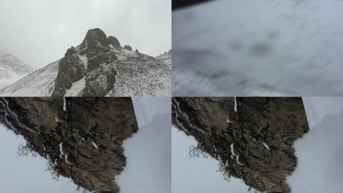 高山雪景