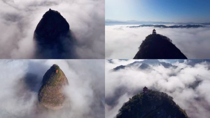 山峰云雾 旅游宣传片 4K