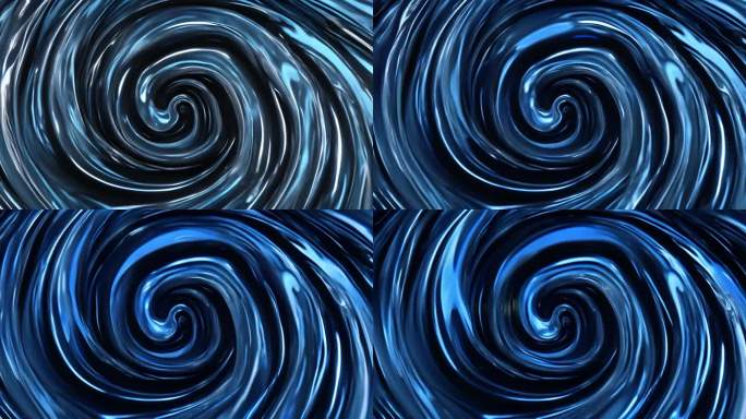 蓝色螺旋流体