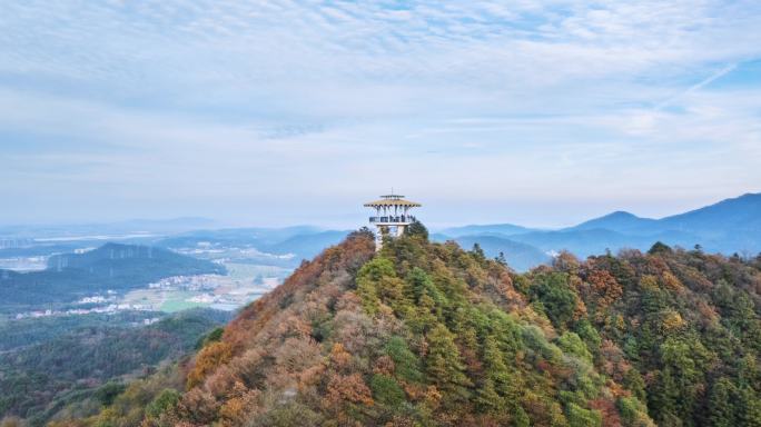 九江天花井心远亭航拍延时