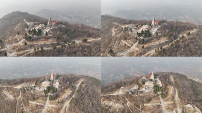 荥阳地标风景名胜历史古迹千尺塔旅游景区