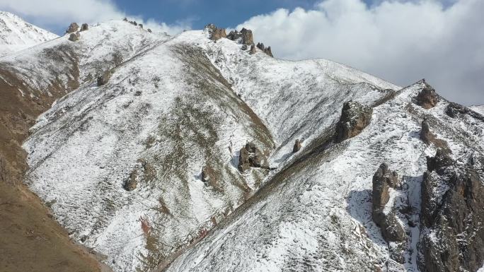 大山雪景