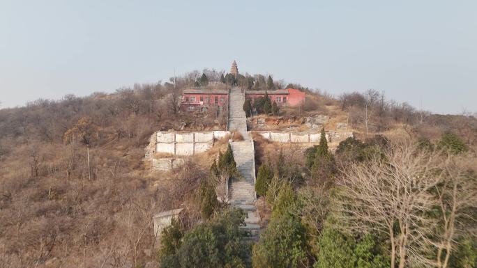 荥阳地标风景名胜历史古迹千尺塔旅游景区