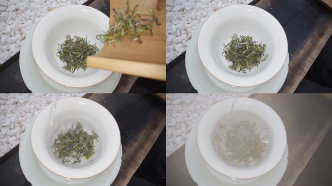 4K茶道茶文化泡茶茶叶实拍视频素材