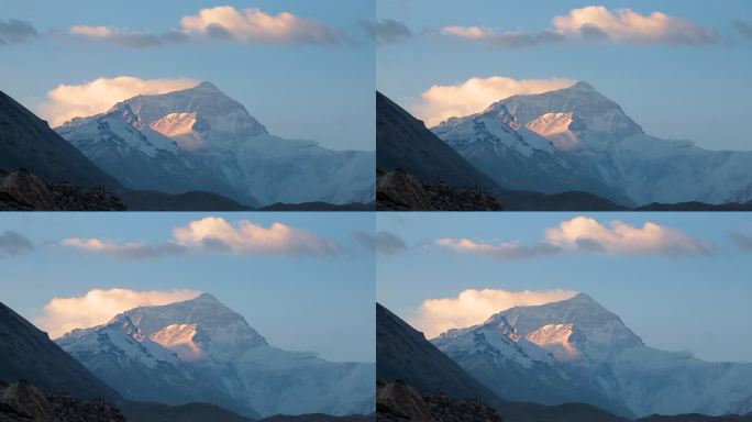 珠峰 珠穆朗玛峰 珠峰延时 西藏珠峰