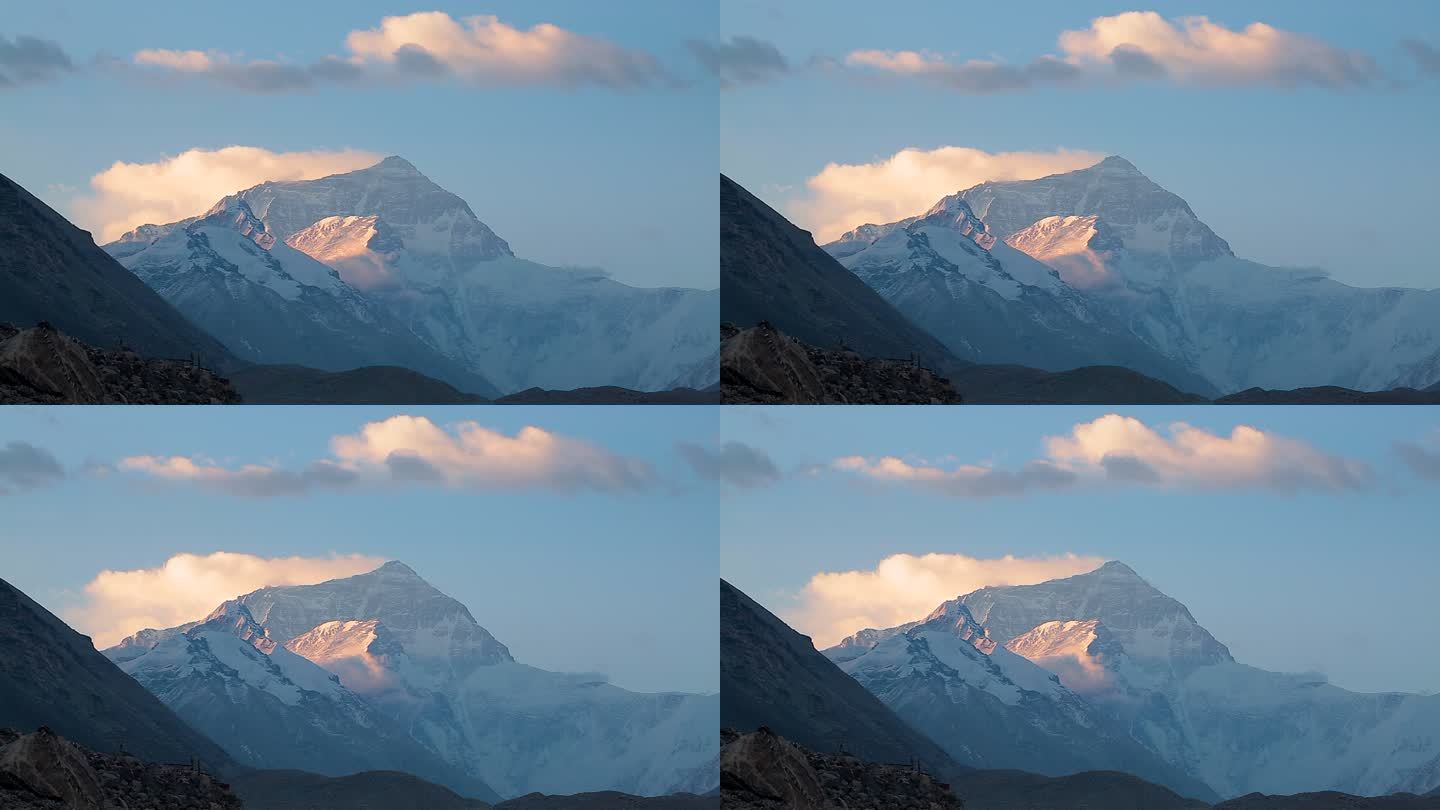 珠峰 珠穆朗玛峰 珠峰延时 西藏珠峰
