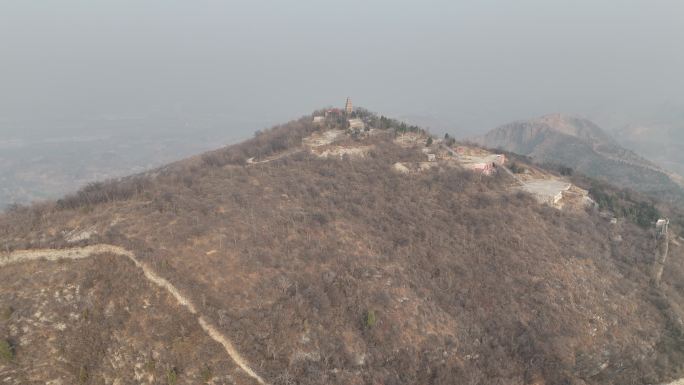 荥阳地标风景名胜历史古迹千尺塔旅游景区