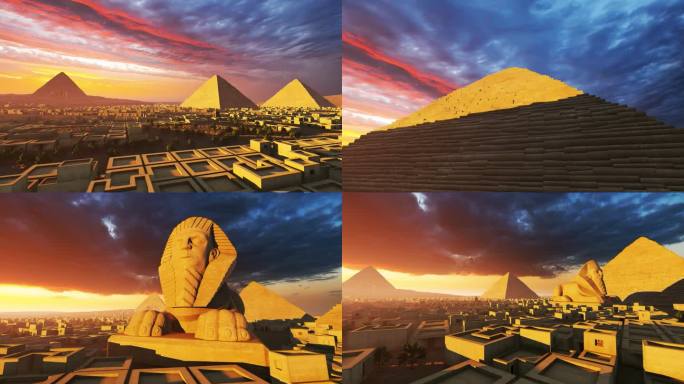 4K古文明埃及金字塔