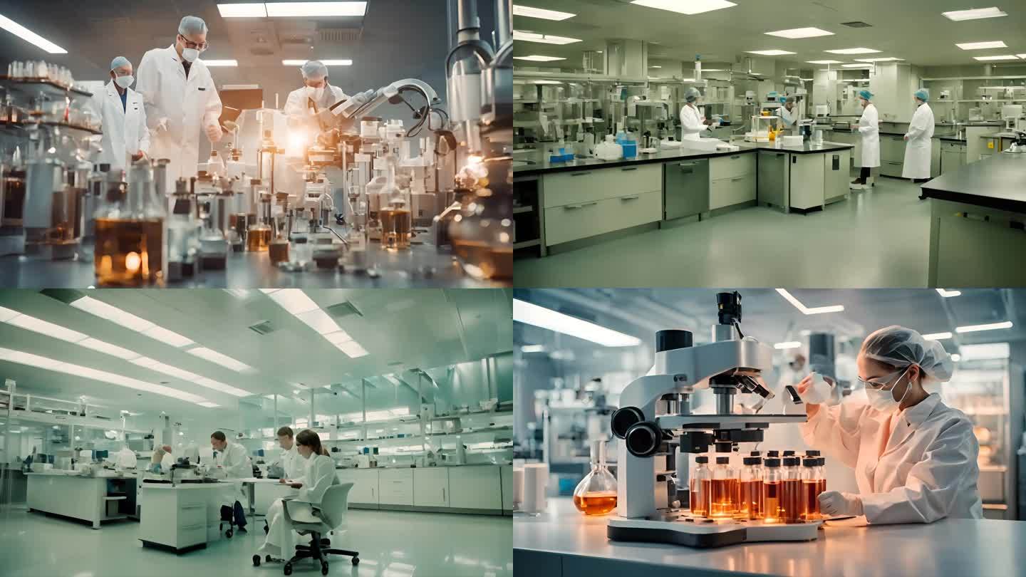 现代化科技厂房无菌实验室