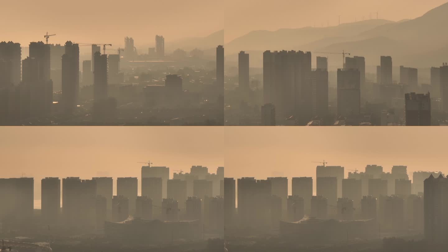 城市住房雾霾天气环境污染