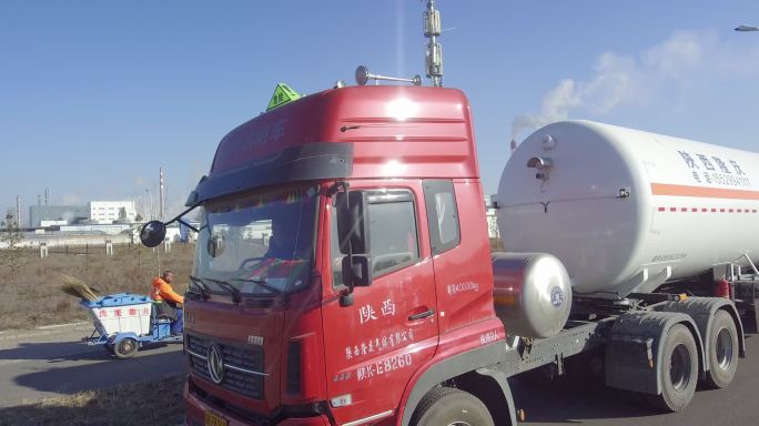 工业气体运输车队氢气氢能源汽运罐车天然气