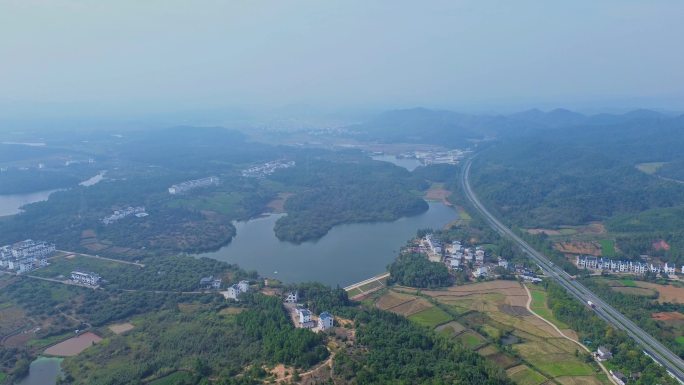 4K航拍短片.上饶婺源山村风光