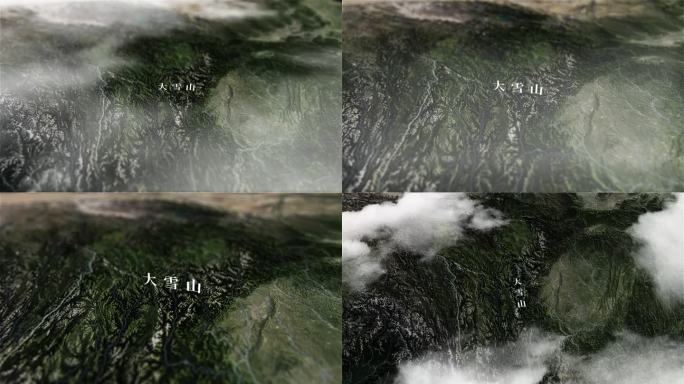 大雪山地图