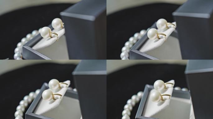 珍珠耳环 珍珠项链