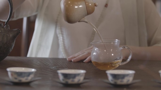 品茶工艺流程专业影视素材