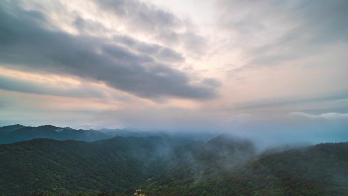 惠州龙门南昆山天堂顶云雾-4K