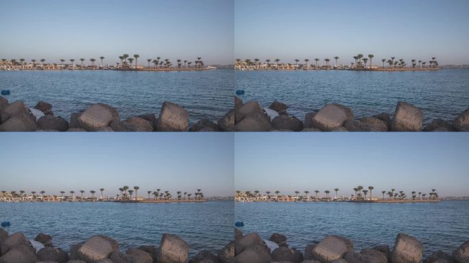 埃及红海日出高清视频延时