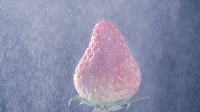一颗草莓创意镜头