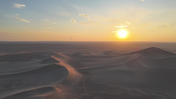 原创航拍新疆沙漠戈壁适合旅游景点宣传航拍