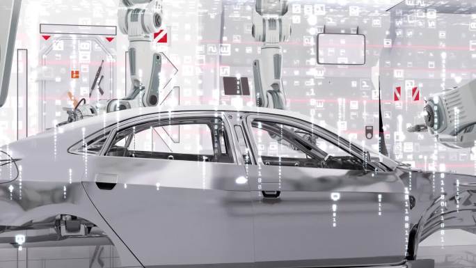 数字化科技生产线 汽车制造流程