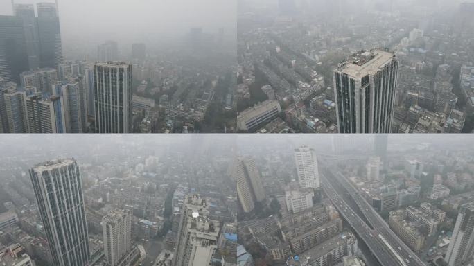 成都雾霾天气恶劣天气冬天严重大气污染天气
