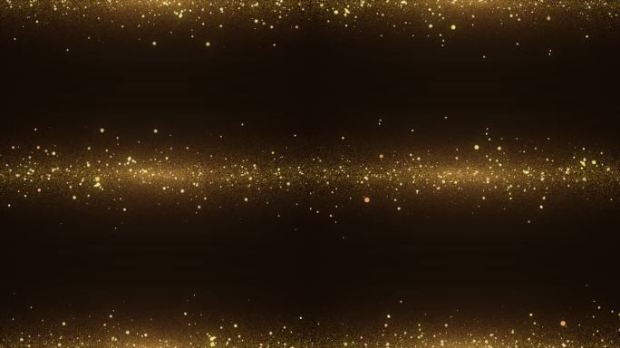金色粒子边框【通道+循环】