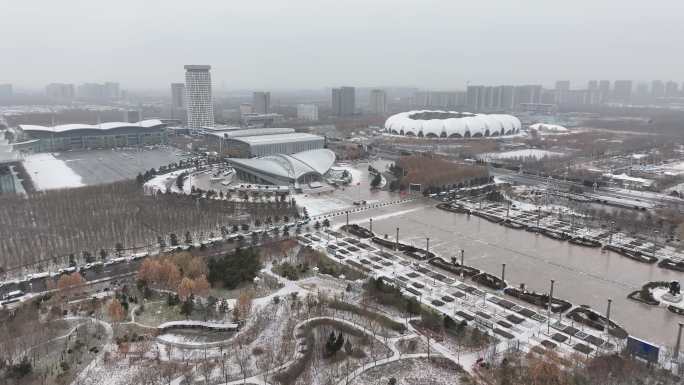 雪后狮城公园