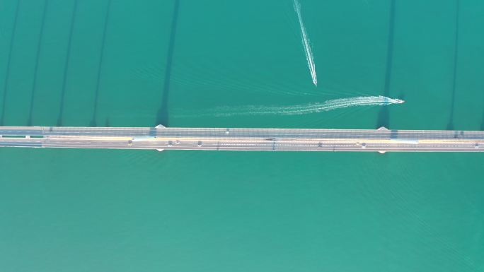航拍惠州海湾大桥