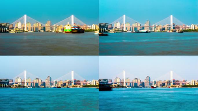 上海 南浦大桥 延时