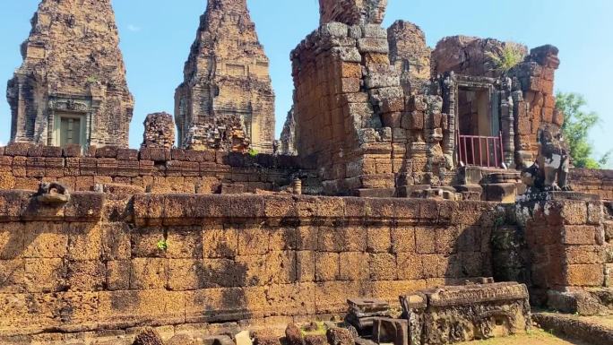 东梅汶山寺庙是为了纪念湿婆神而建造的，是高棉文明的一座寺庙，位于柬埔寨吴哥的领土上。