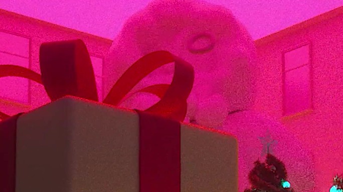 圣诞横屏 裸眼3D 圣诞气氛 屏幕装饰