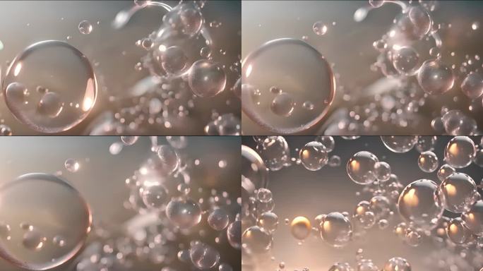 气泡模拟 透明气泡