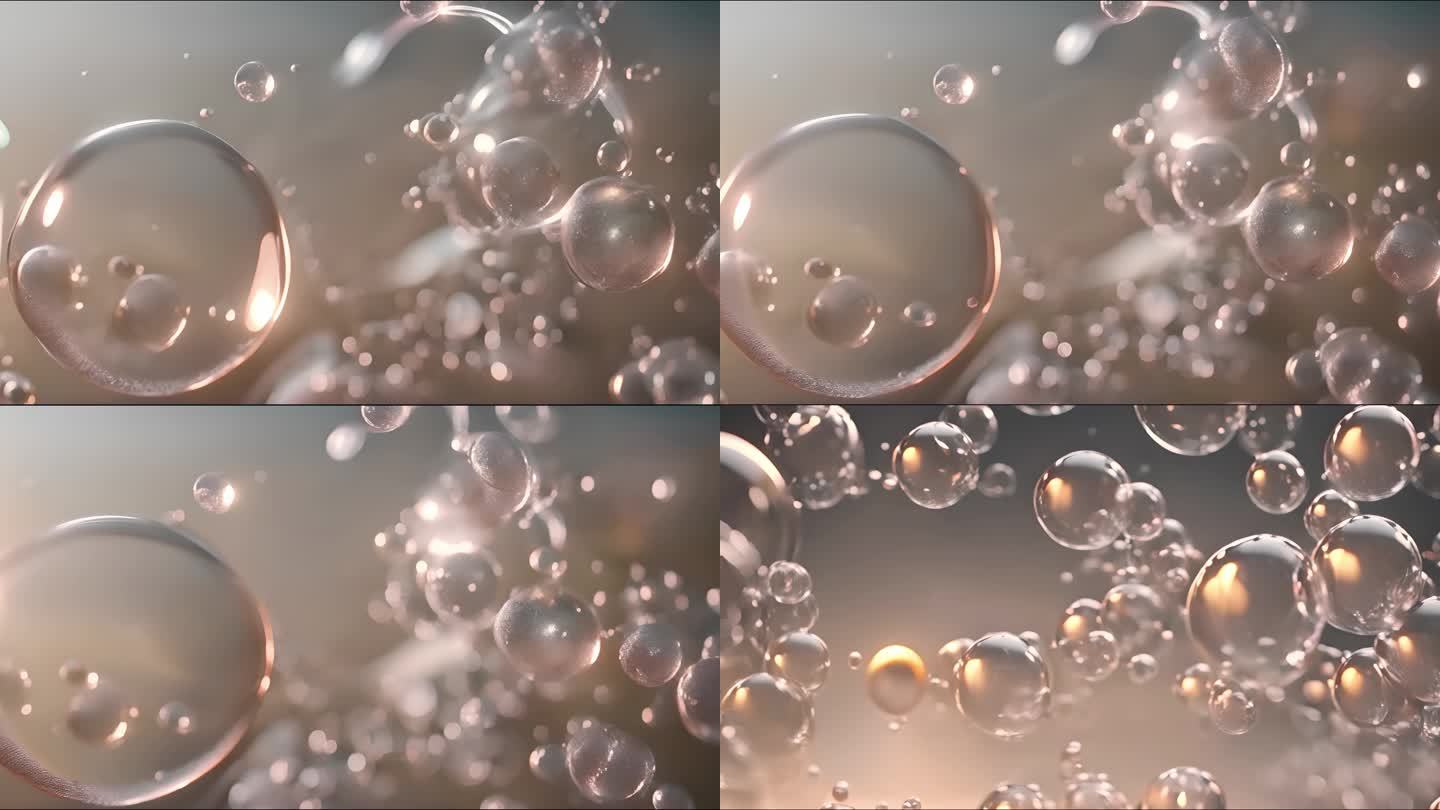 气泡模拟 透明气泡