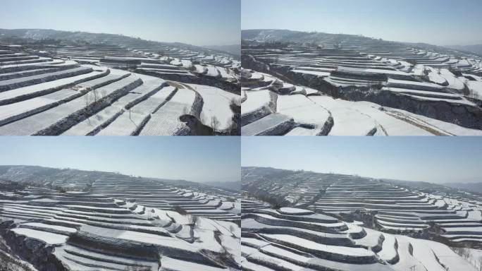 雪后的小山村