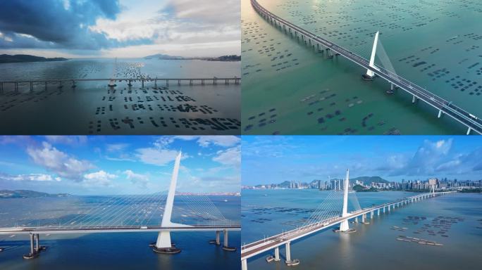 2023深圳深圳湾大桥航拍视频
