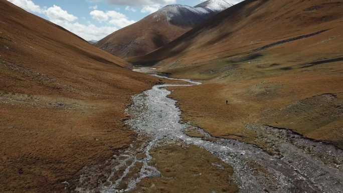 徒步长江三江源青藏高原山脉雪山1